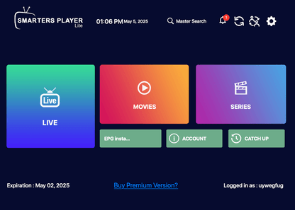 12-Month IPTV USA Subscription | 2 DEVICES - Stream 4K Live TV, Sports, & Movies All Year