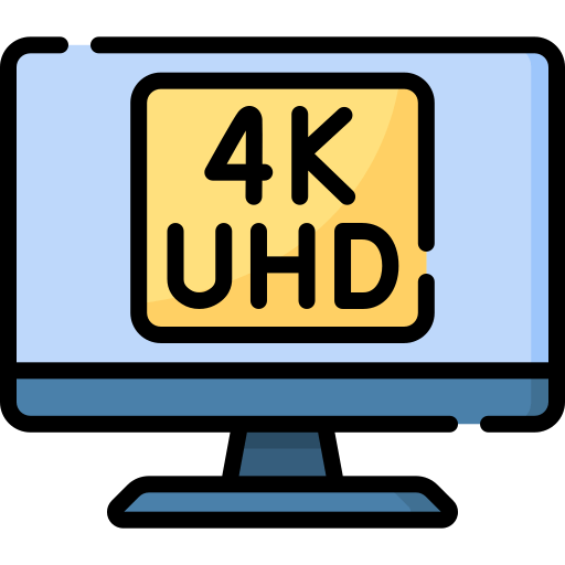 Smart TV icon with wireless signal, representing IPTV USA compatibility with smart televisions and seamless home streaming.

